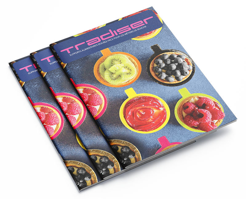 Tradiser, supports alimentaires pour la pâtisserie, catalogue 2026