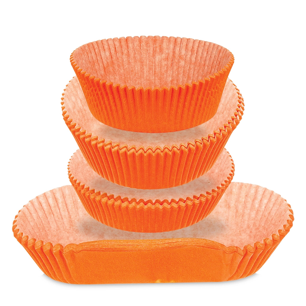 produits caissettes plissees orange
