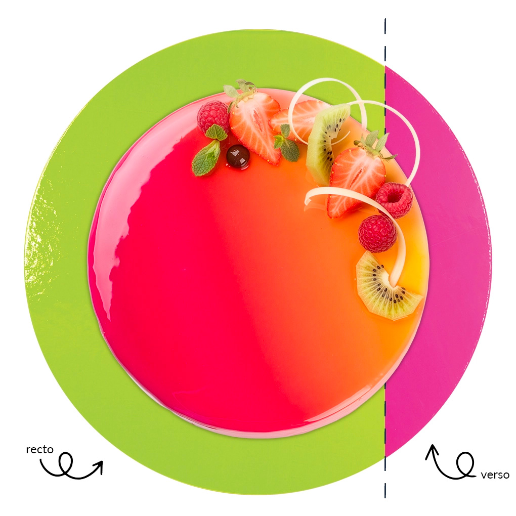 produits rond anis fuchsia